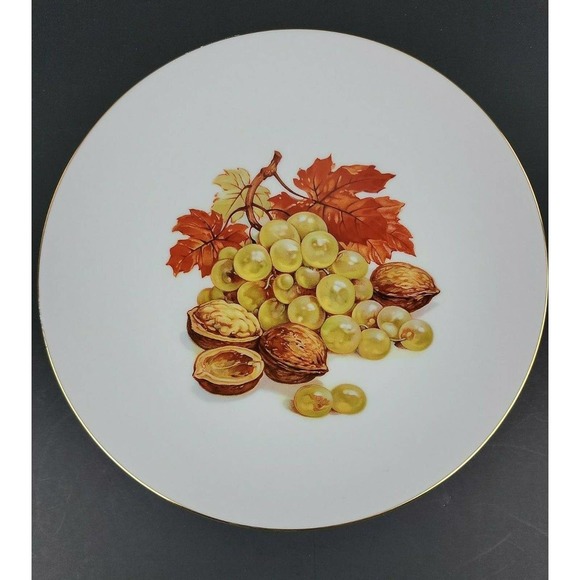 Bareuther Waldsassen Bavaria Germany Fruit Dessert Vintage Plates 6 Assorted 7in - Picture 3 of 12